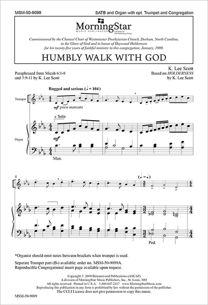 Humbly Walk with God